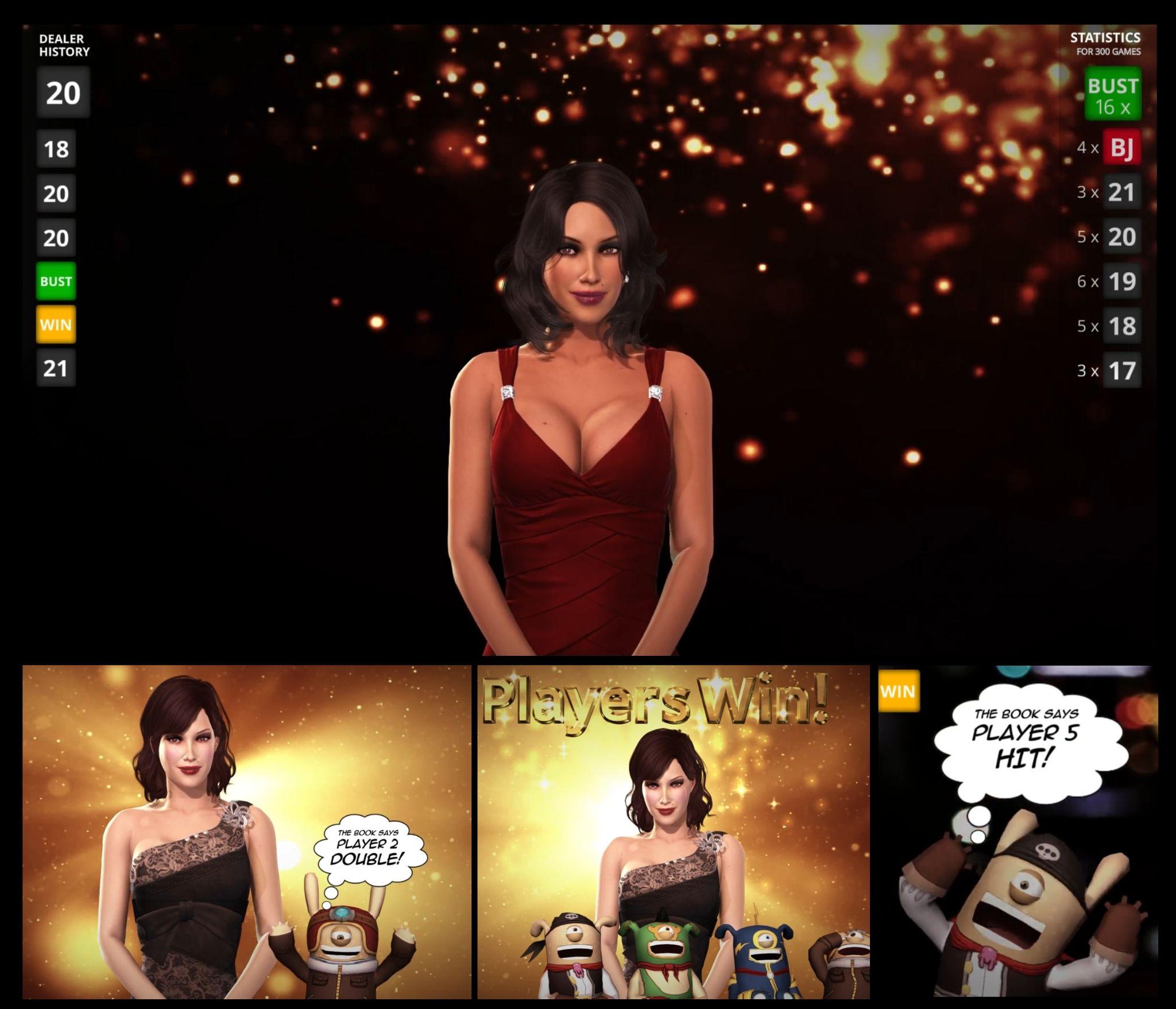Virtual Dealer v1 (Fun version) screenshot with monster characters